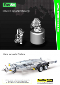 Hidraulikus kézipumpák